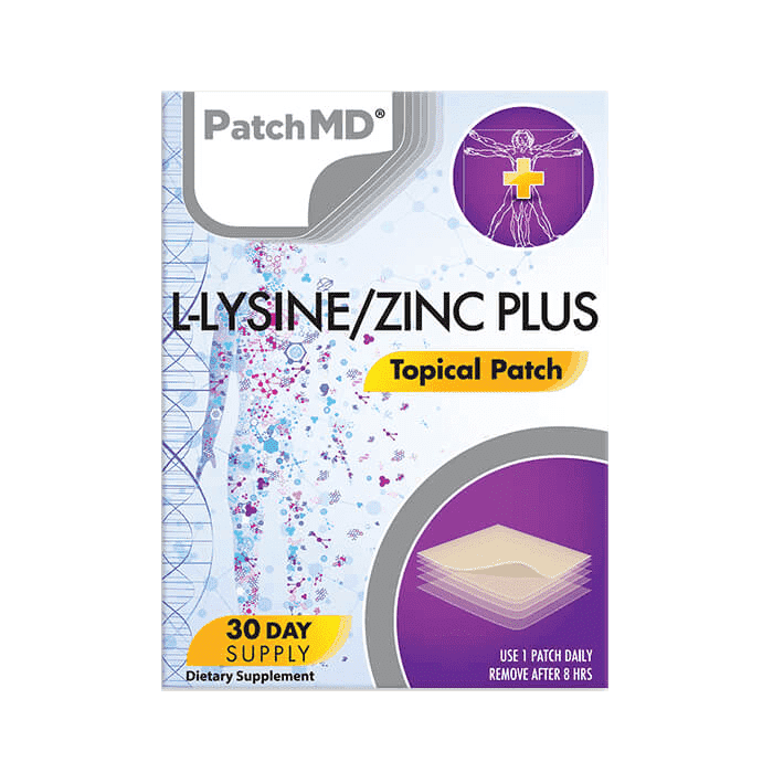 L-Lysine/Zinc Plus (Topical Patch 30 Day Supply) - 30 Patches | PatchMD