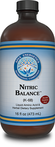 Nitric Balance (K68) Chocolate Strawberry Flavour - 473ml | Apex Energetics