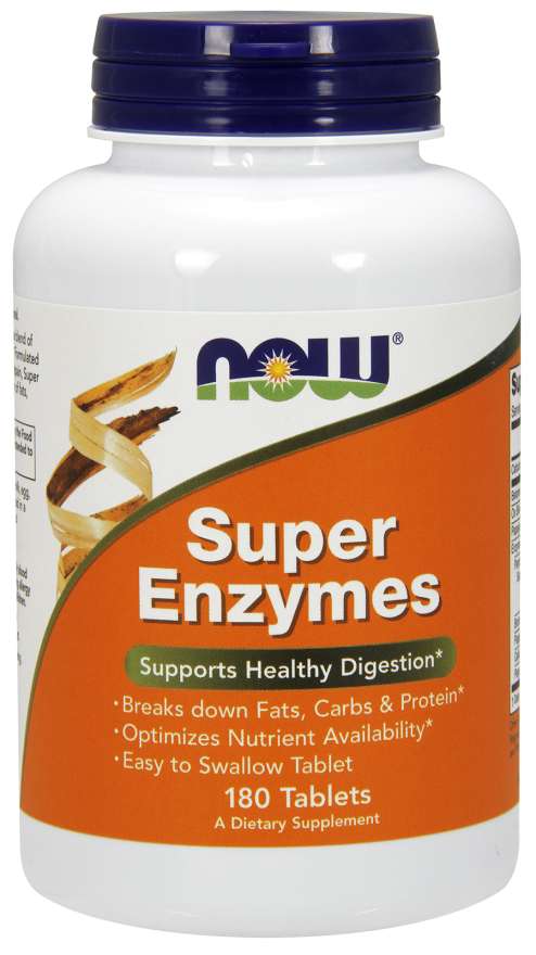 Super Enzymes - 180 Tablets | NOW Foods
