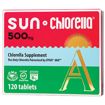 Sun Chlorella 500mg - 120 Tablets | Sun Chlorella USA