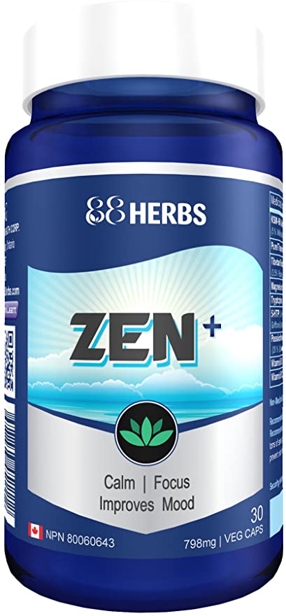 Zen+ - 30 Capsules | 88Herbs