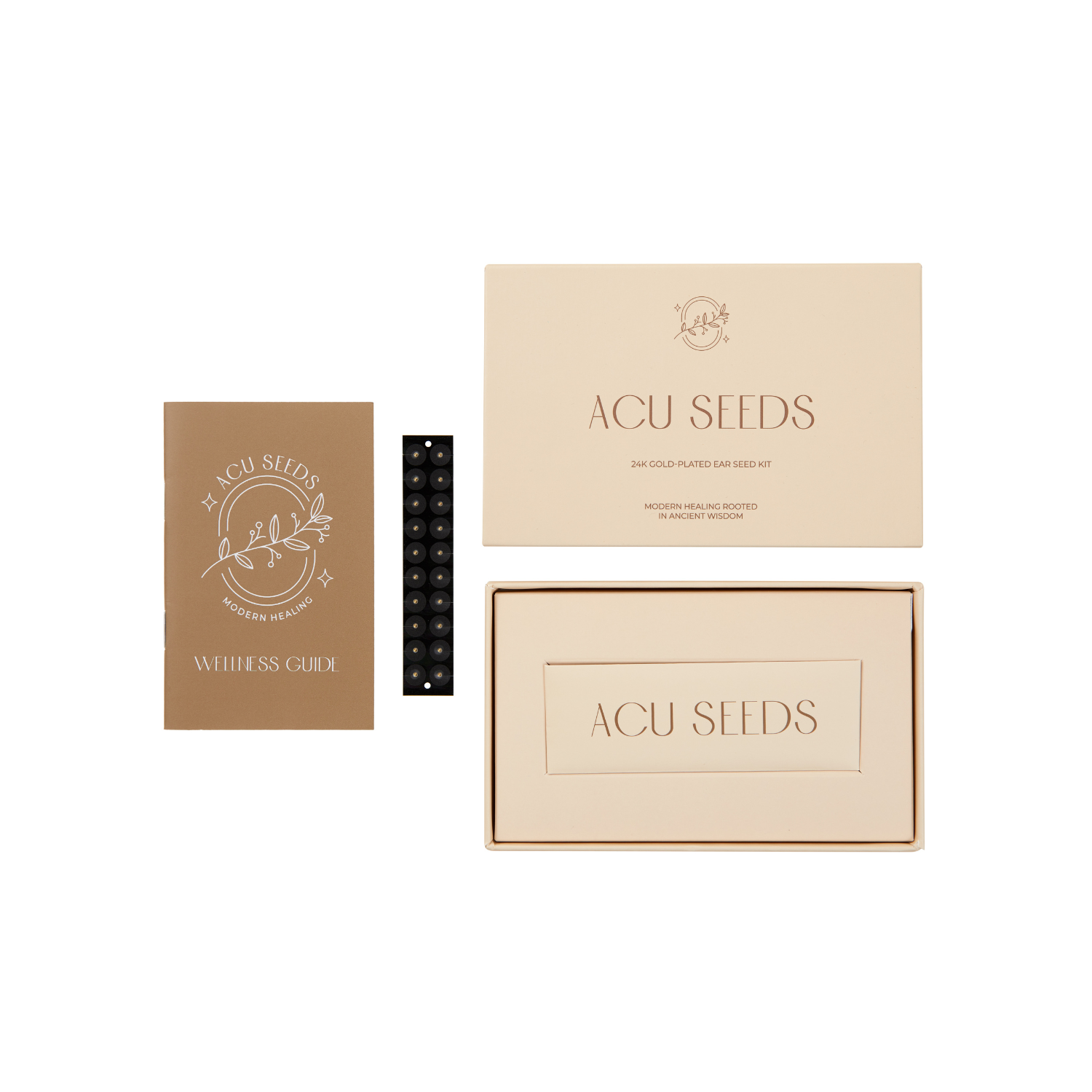 24k Gold Plated Ear Seed Kit | Acu Seeds