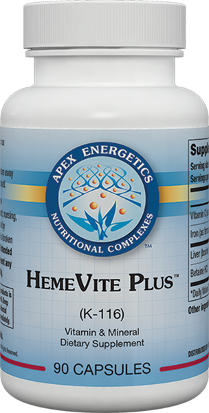 HemeVite Plus (K116) - 90 Capsules | Apex Energetics
