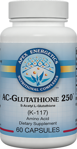 AC Glutathione 250 (K117) - 60 Capsules | Apex Energetics
