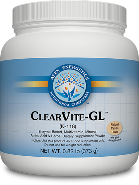 Clearvite GL (K118) Natural Vanilla Flavour  - 373g | Apex Energetics