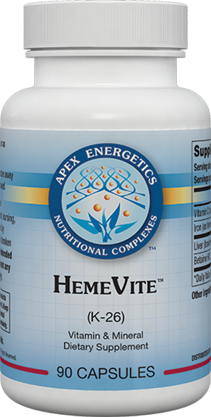 HemeVite (K26) - 90 Capsules | Apex Energetics