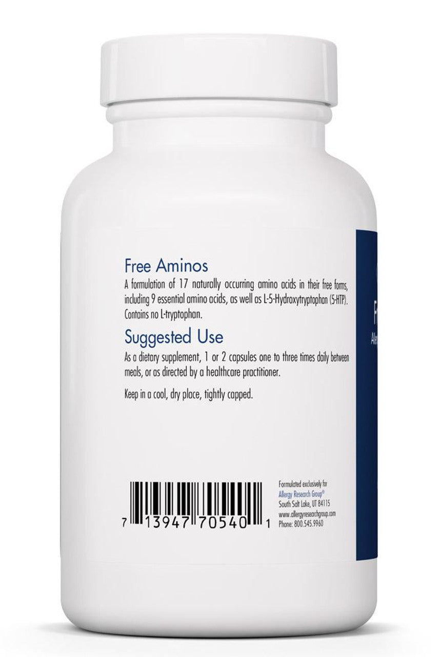 Free Aminos - 100 Capsules | Allergy Research Group