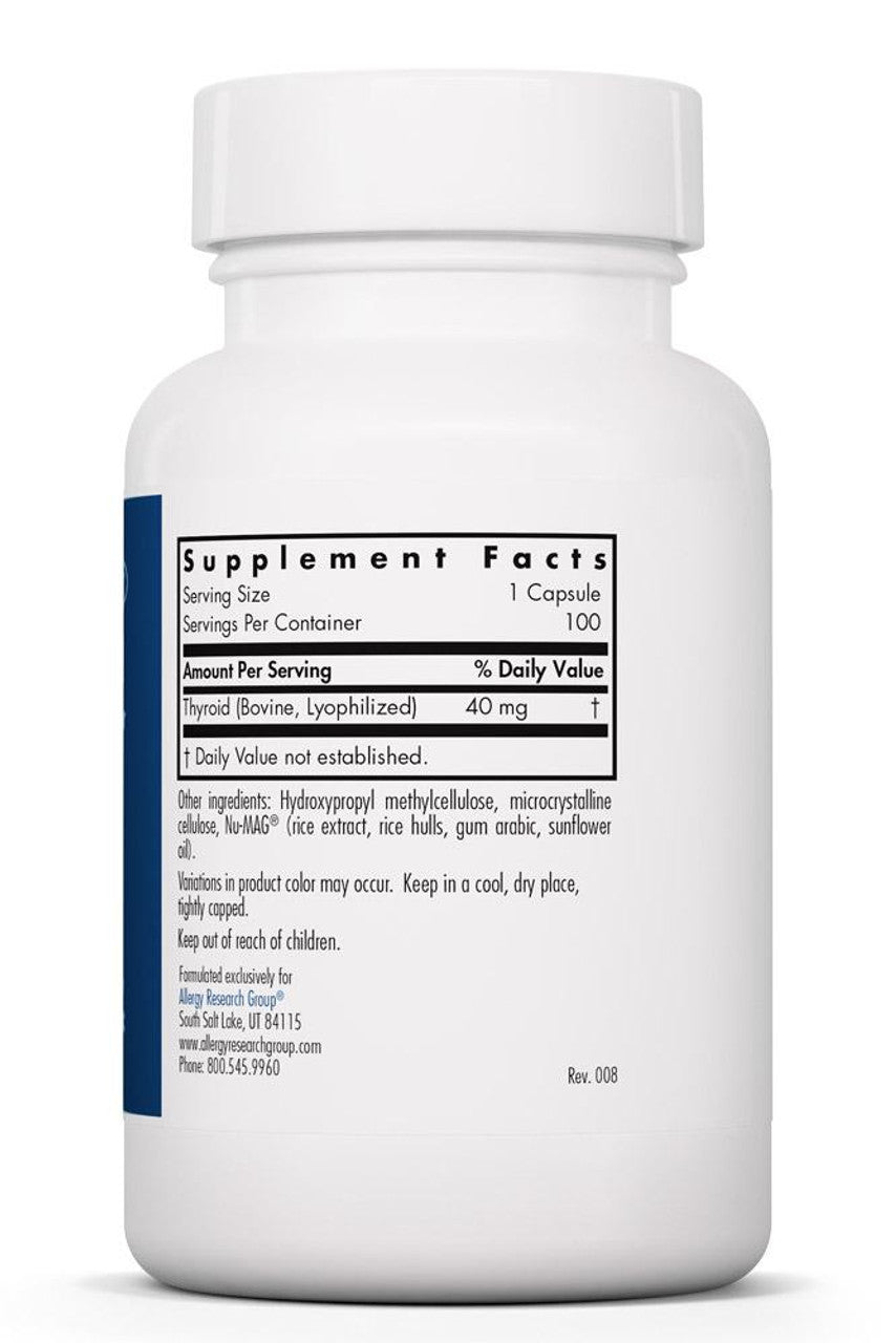 Thyroid Natural Glandular Allergy Research Group Amrita Nutrition