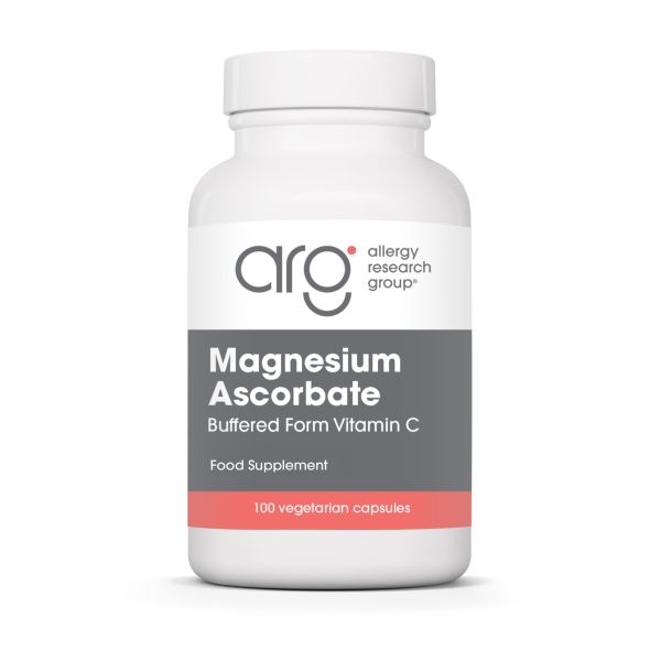 Magnesium Ascorbate (Vitamin C) - 100 Capsules | Allergy Research Group