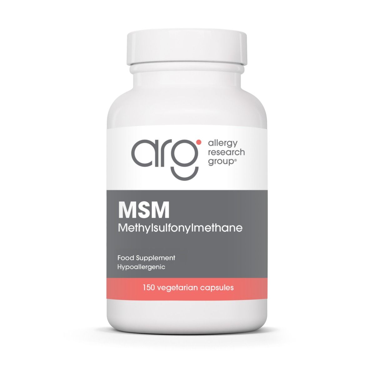 MSM 500mg - 150 Capsules | Allergy Research Group