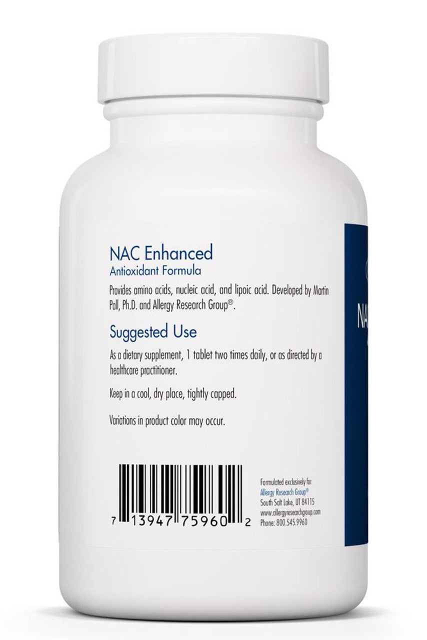 NAC Enhanced - 90 Tablets | Allergy Research Group