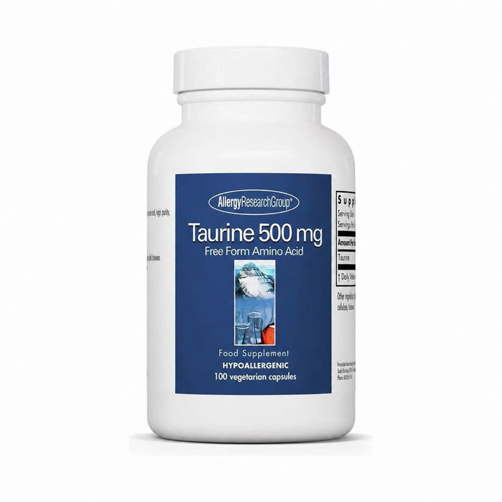 Taurine 500mg - 100 Capsules | Allergy Research Group