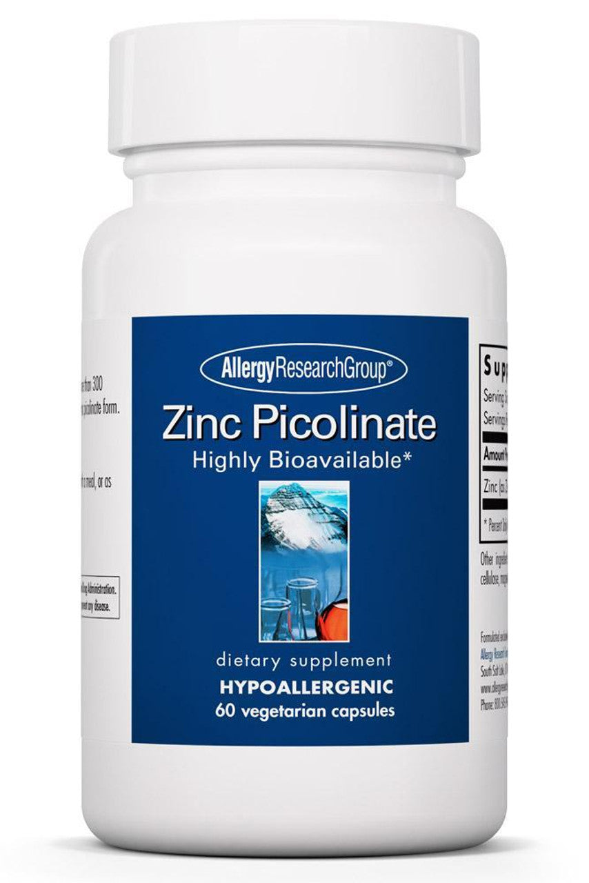 Zinc Picolinate - 60 Capsules | Allergy Research Group