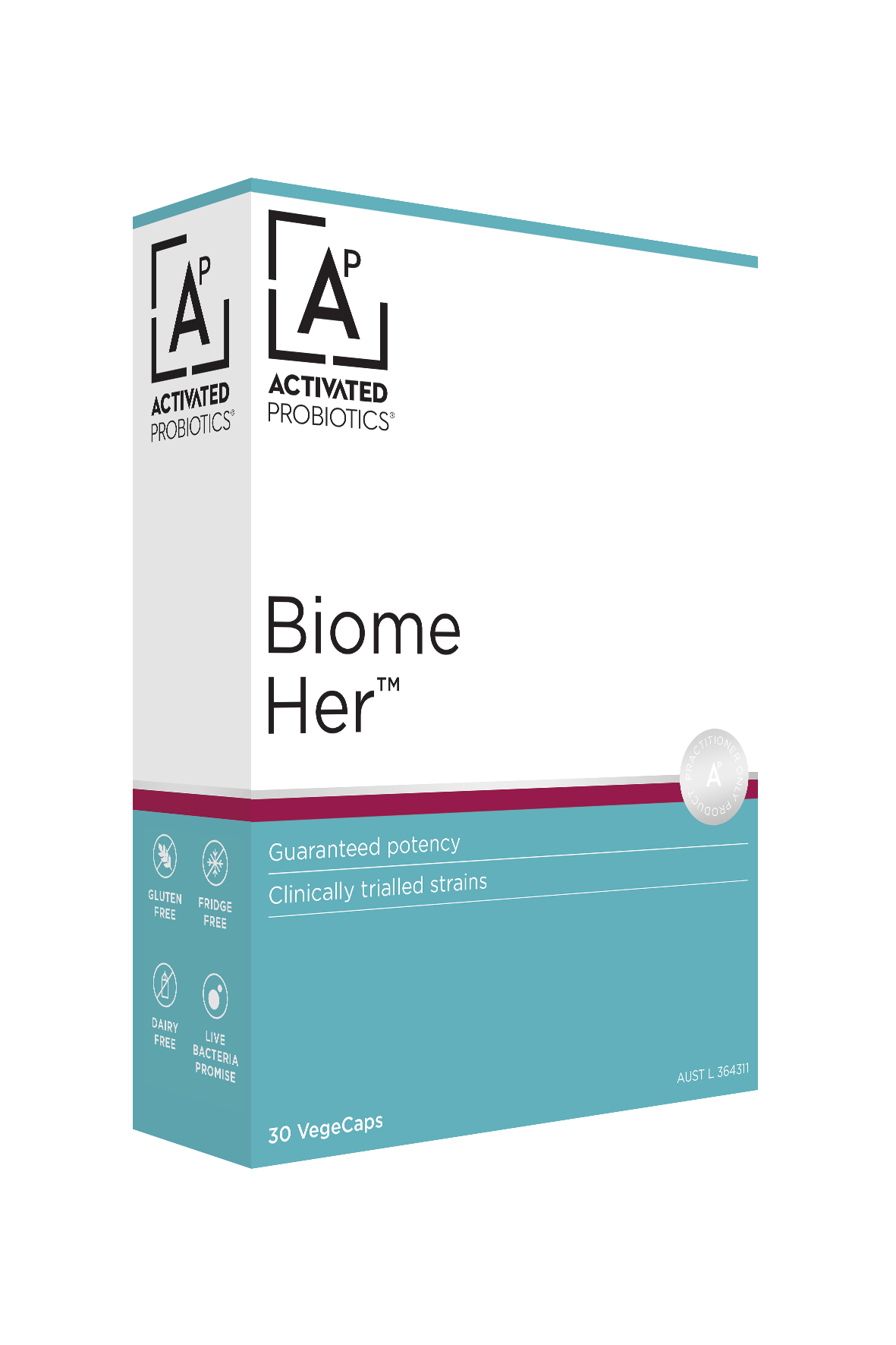 Biome Her Probiotic - 30 Capsules | Activated Probiotics