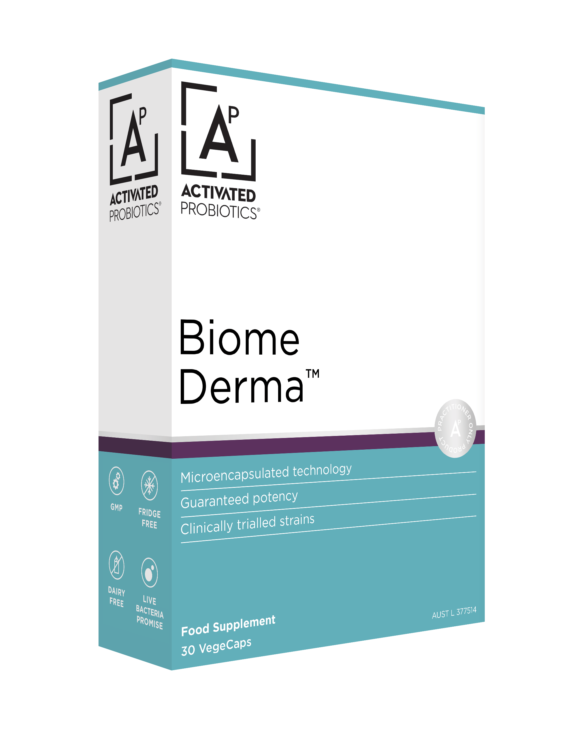 Biome Derma Probiotic - 30 Capsules | Activated Probiotics