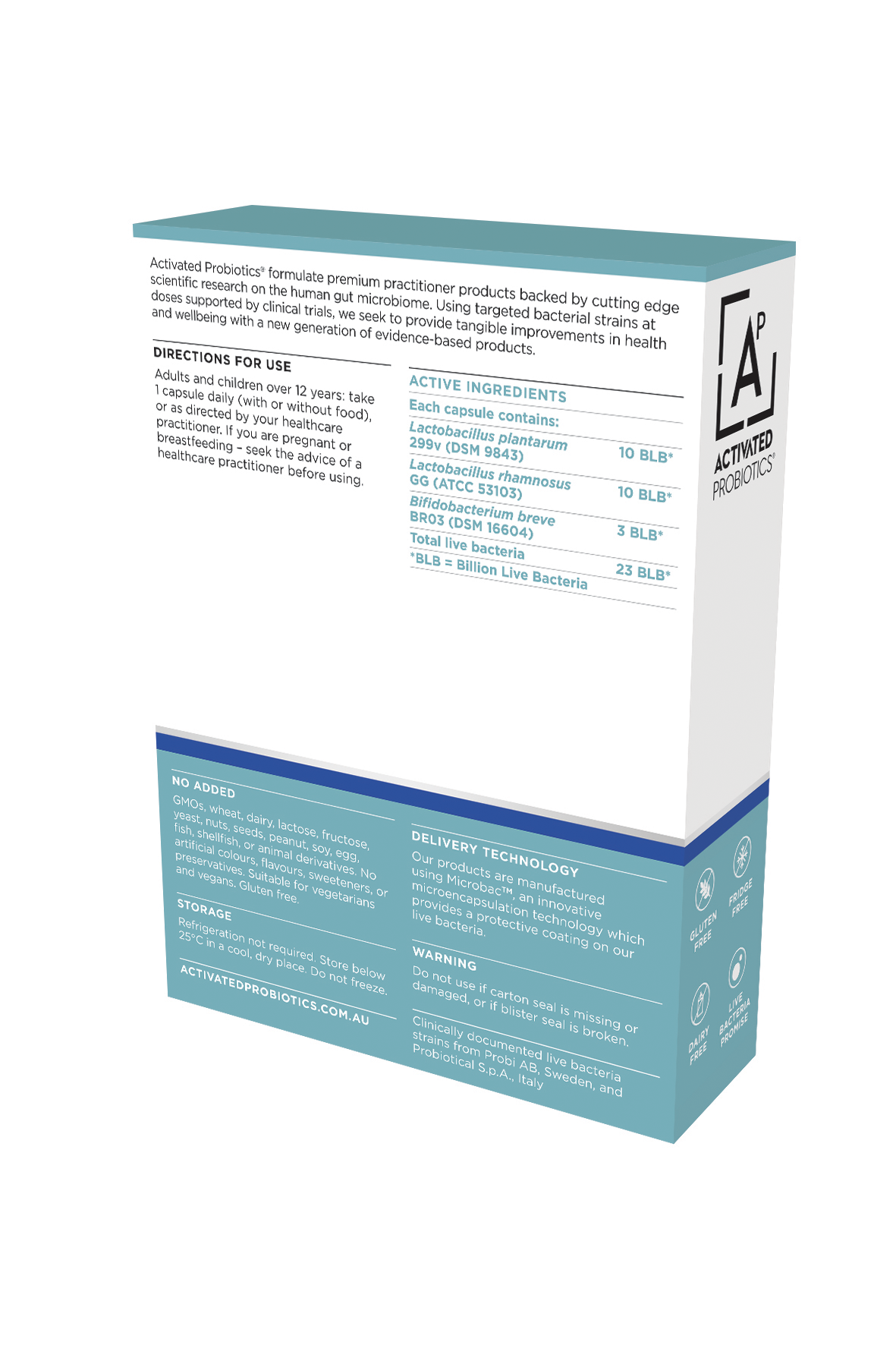 Biome Relief Probiotic - 30 Capsules | Activated Probiotics