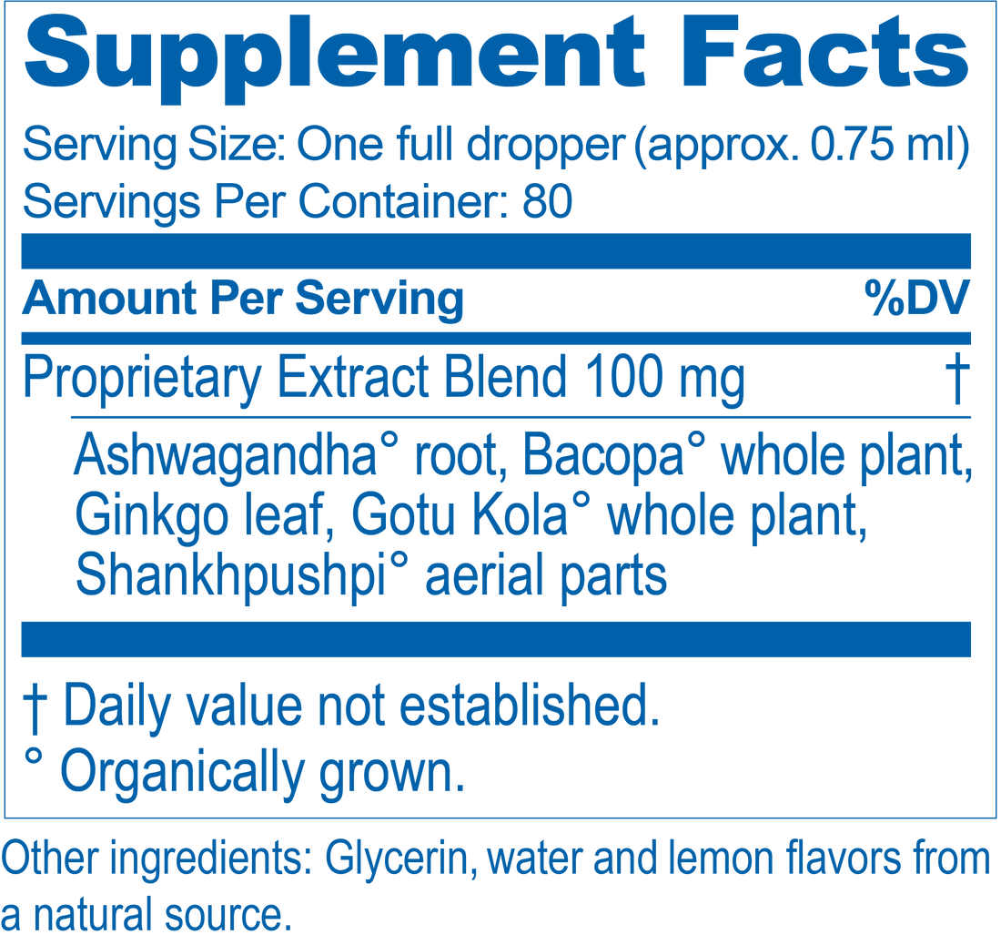 Bacopa Plus Drops - 60ml | Ayush Herbs