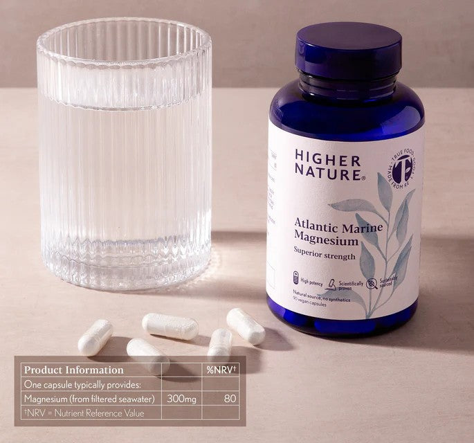 Atlantic Marine Magnesium - 30 Capsules | Higher Nature