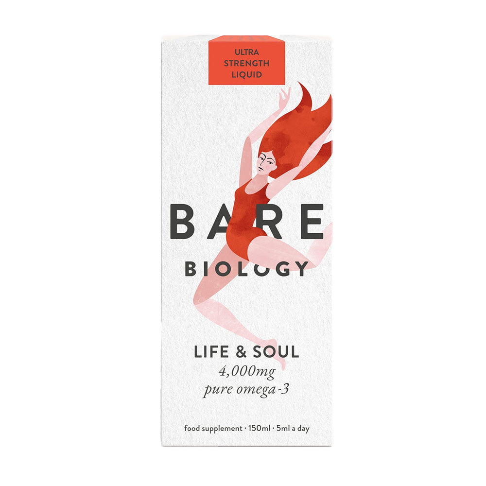 Life & Soul High Strength Omega-3 Fish Oil - 150ml | Bare Biology