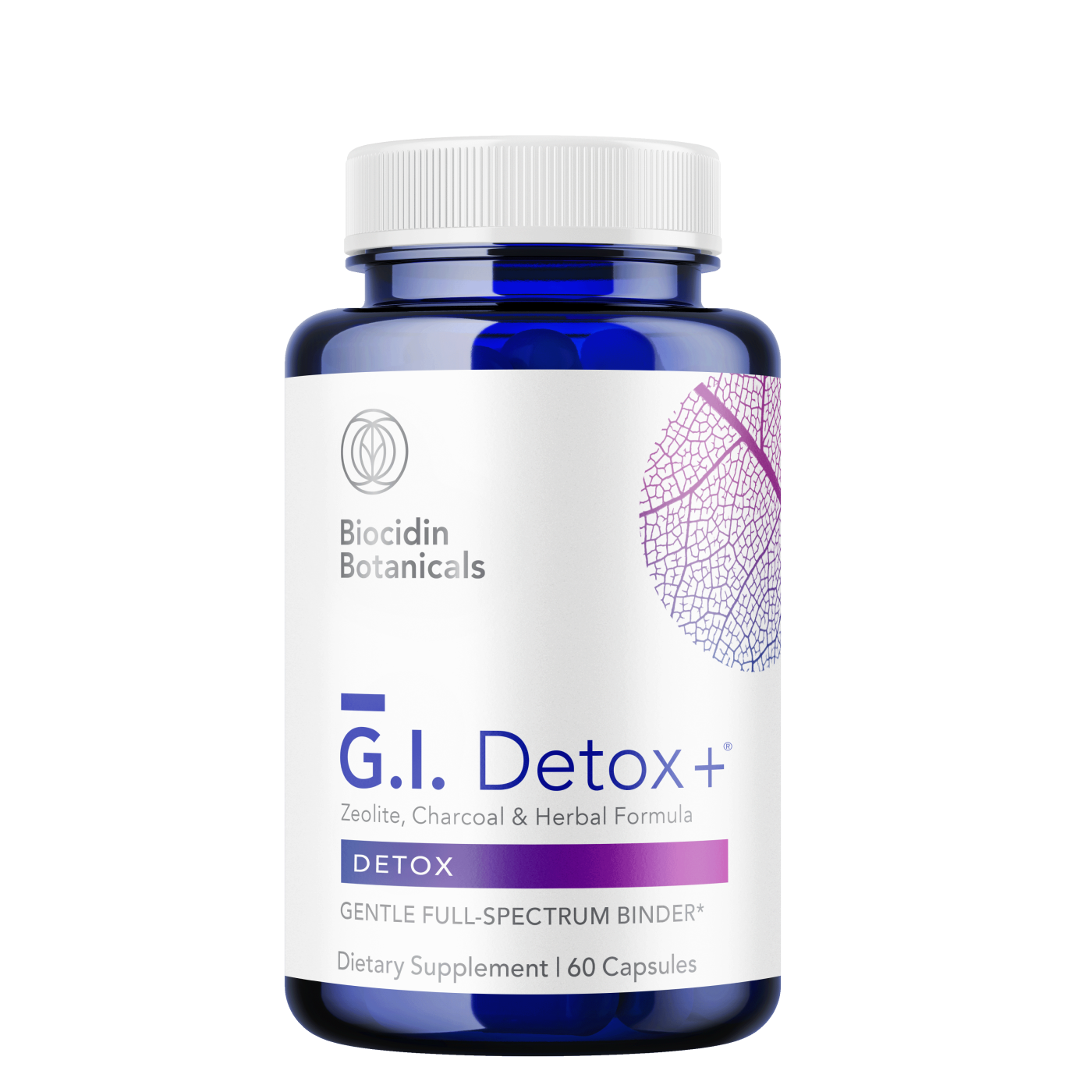 GI Detox + - 60 Capsules | Biocidin Botanicals