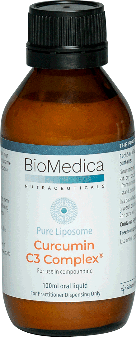 Pure Liposome Curcumin C3 Complex - 100ml | BioMedica