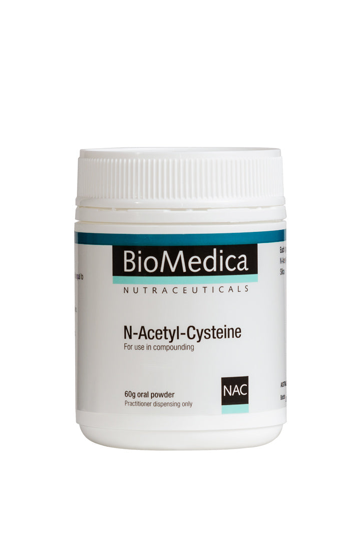 N-Acetyl-L-Cysteine (NAC) - 60g Powder (Unflavoured) | BioMedica
