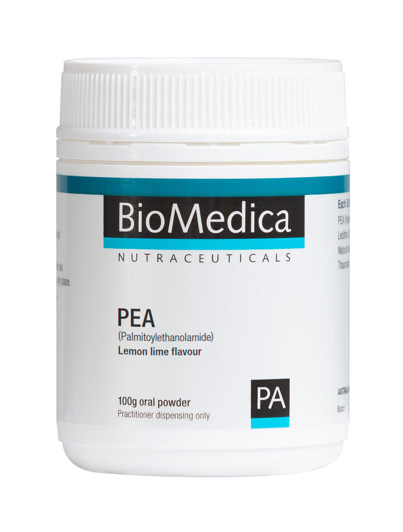 PEA (Palmitoylethanolamide) Lemon & Lime Flavour - 100g | BioMedica