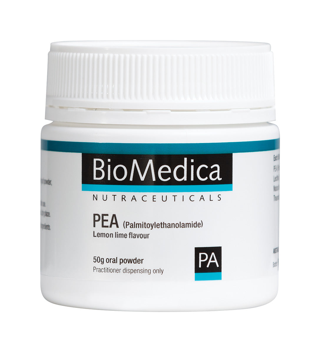 PEA (Palmitoylethanolamide) Lemon & Lime Flavour - 50g | BioMedica