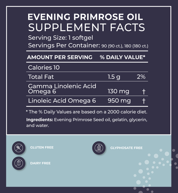 Evening Primrose Oil - 180 Softgels | BodyBio