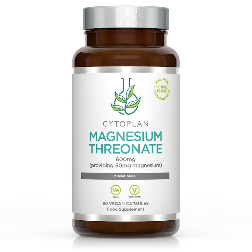Magnesium Threonate 600mg - 60 Capsules | Cytoplan