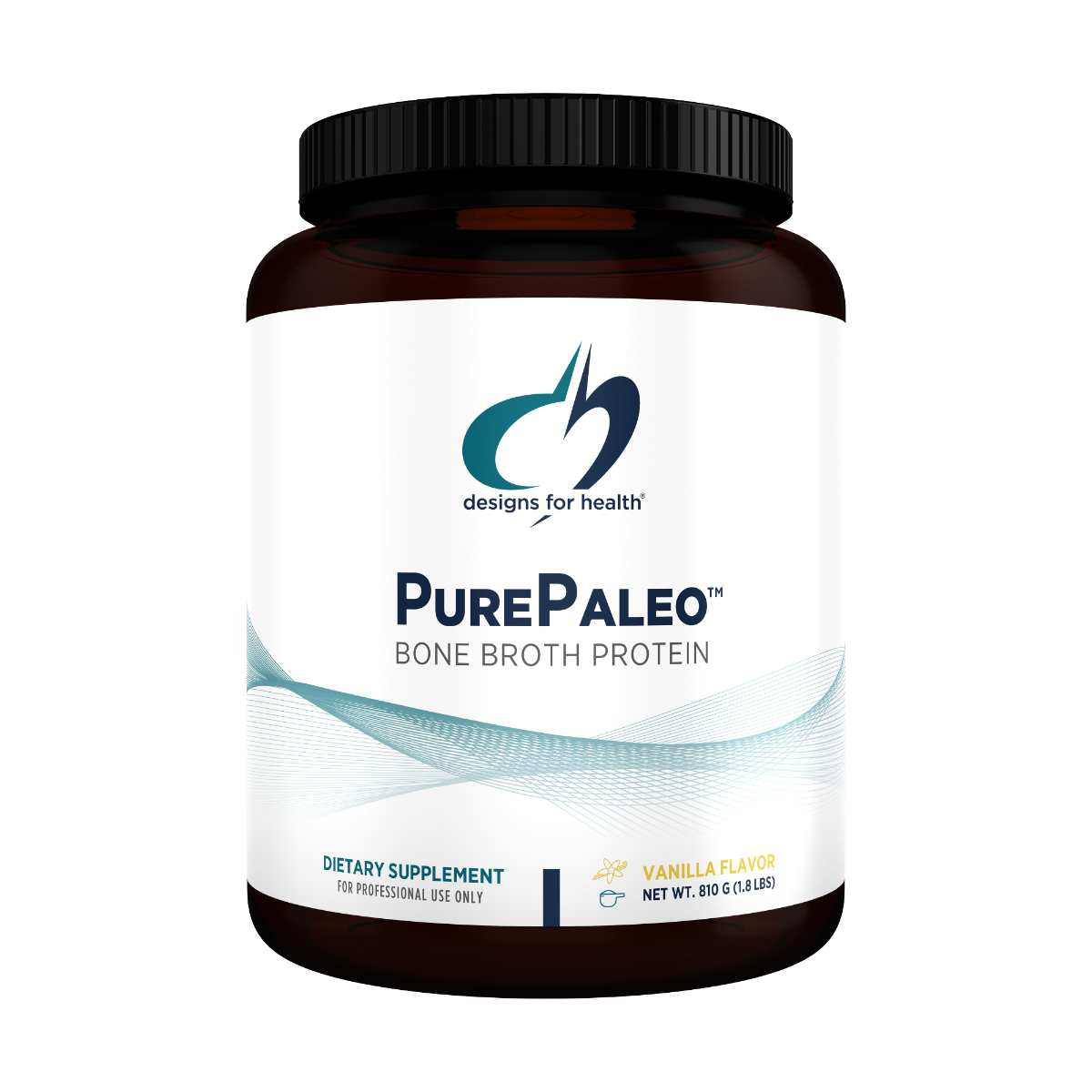 PurePaleo Bone Broth Protein (Natural Vanilla Flavour) - 810g | Designs For Health