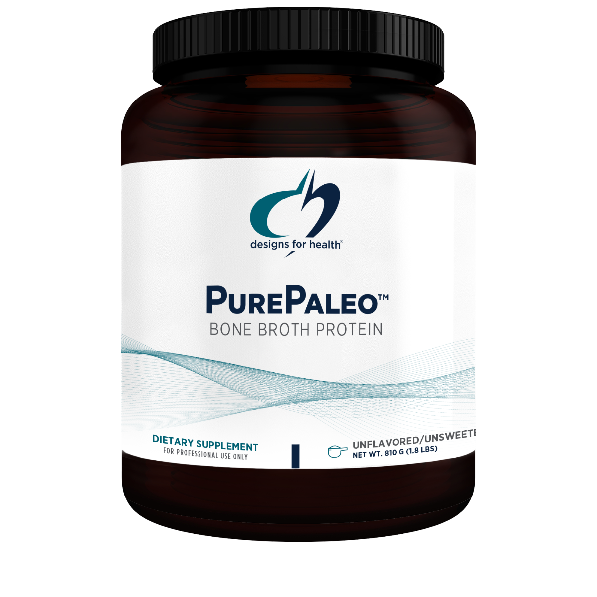 PurePaleo Bone Broth Protein (Unflavoured/Unsweetened) - 810g | Designs For Health