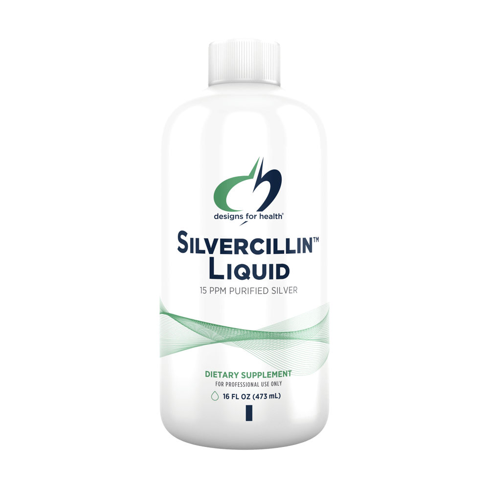 Silvercillin Liquid (15ppm) - 473ml | Designs For Health