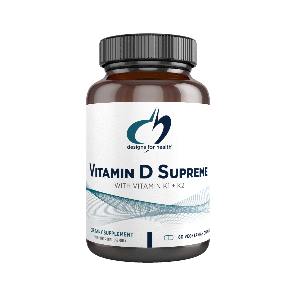 Vitamin D Supreme with Vitamin K1 + K2 - 60 Capsules | Designs For Health