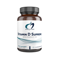 Vitamin D Supreme with Vitamin K1 + K2 - 60 Capsules | Designs For Health