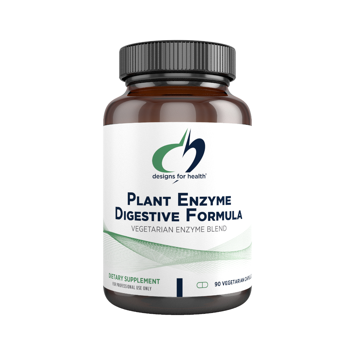 Plant Enzyme Digestive Formula - 90 Capsules | Designs For Health