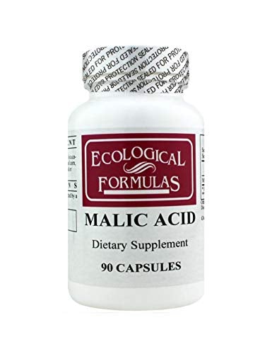 Malic Acid 600mg - 90 Capsules | Ecological Formulas