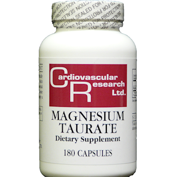 Magnesium Taurate 125mg - 180 Capsules | Ecological Formulas