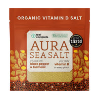 Aura Sea Salt - Black Pepper & Turmeric - 80g | Feel Complete