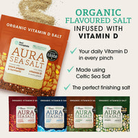 Aura Sea Salt - Black Pepper & Turmeric - 80g | Feel Complete