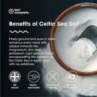Celtic Sea Salt - Ultra Fine & Dry - 400g | Feel Complete