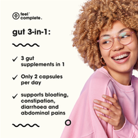 Gut 3-in-1 - 60 Capsules | Feel Complete