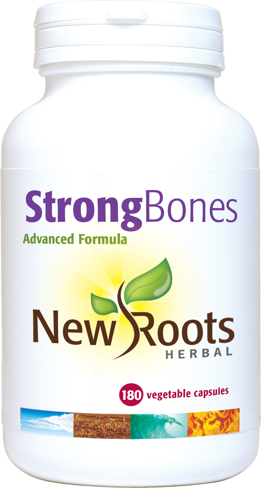 Strong Bones - 180 Capsules | New Roots Herbal