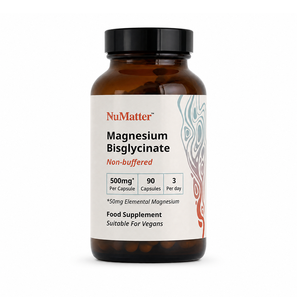 Magnesium Bisglycinate (Non-Buffered) - 90 Capsules | NuMatter