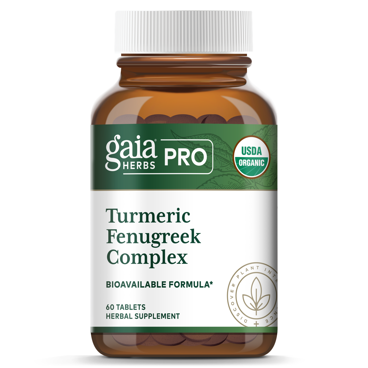 Turmeric Fenugreek Complex - 60 Tablets | Gaia Herbs