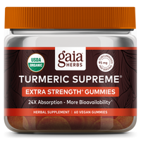 Turmeric Supreme Extra Strength Gummies - 60 Gummies | Gaia Herbs
