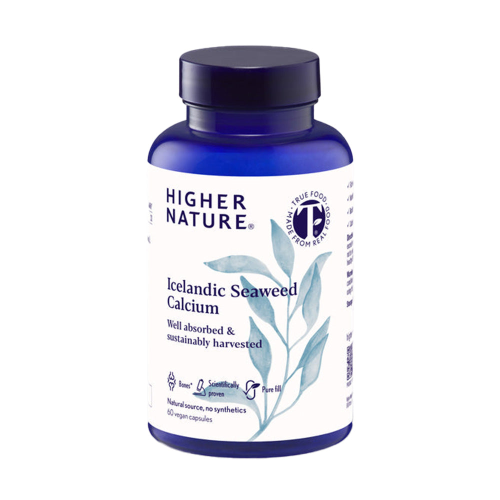 Icelandic Seaweed Calcium - 60 Capsules | Higher Nature