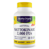 Nattokinase 2000 FUs - 180 Capsules | Healthy Origins