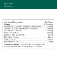 Bio.Clear Microbia - 60 Capsules | Invivo Therapeutics