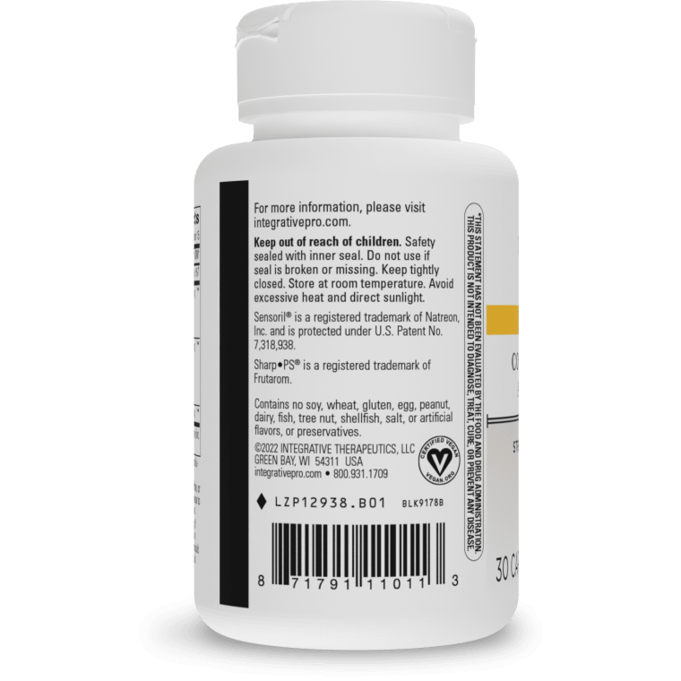 Cortisol Manager (Allergen-Free) - 30 Capsules | Integrative Therapeutics